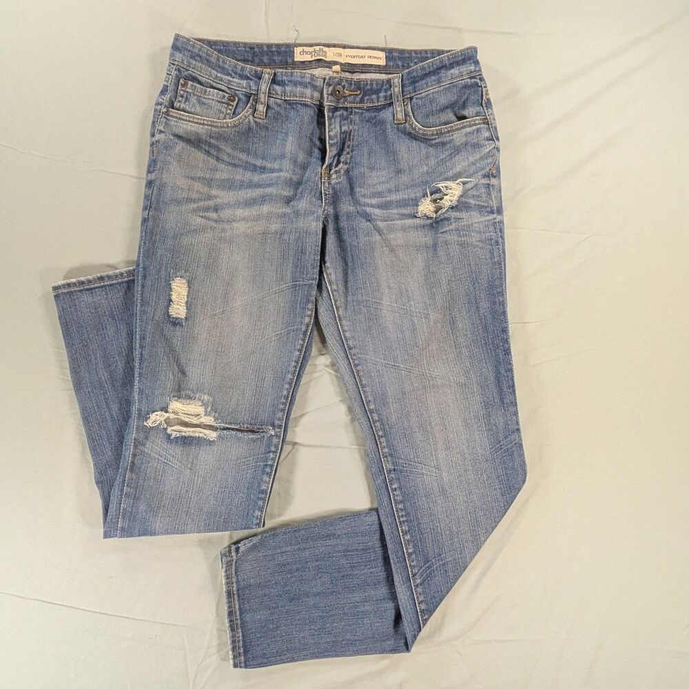 Charlotte Russe Size 10R Everyday Skinny Medium Wash Women's Jeans